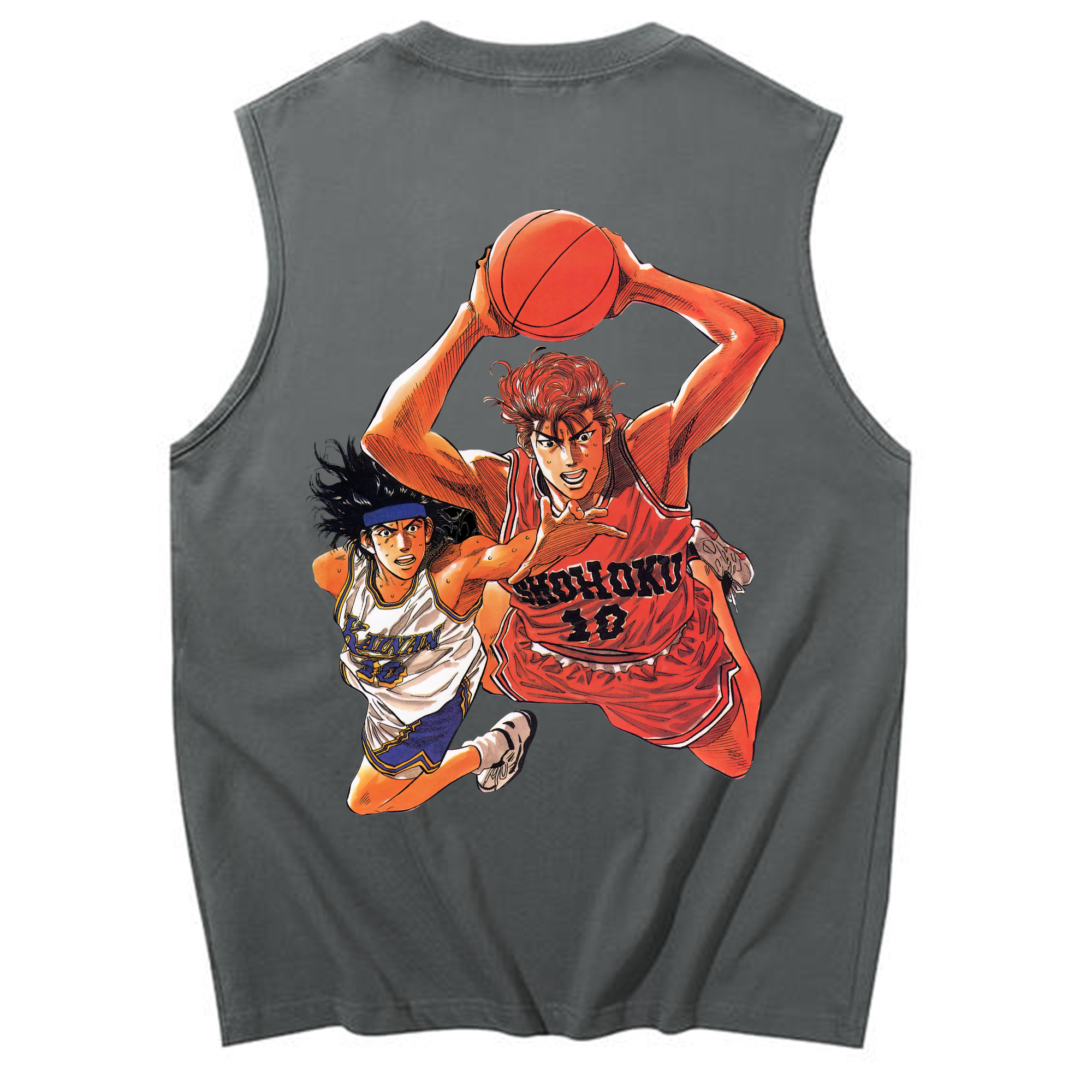 （画像用） SLAM DUNK／スラムダンク コットン100％タンクトップ（背面プリント）